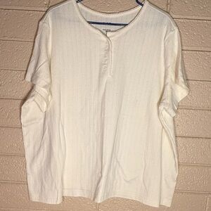 Blair women Cream Short Sleeve Tee